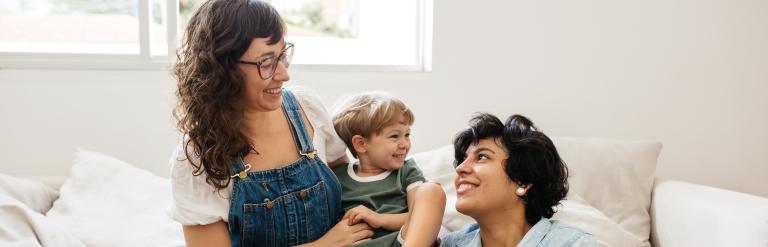 LGBTQ couple fostering children