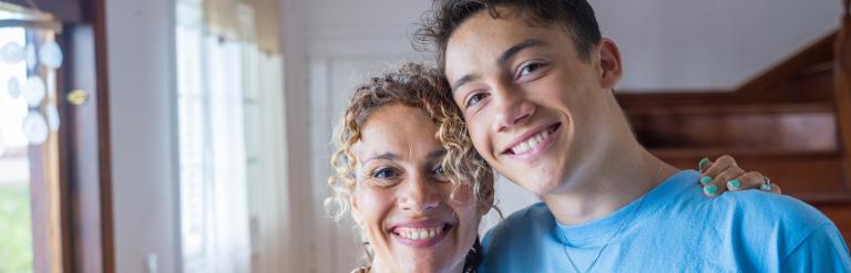 Step down fostering - foster carer and young person